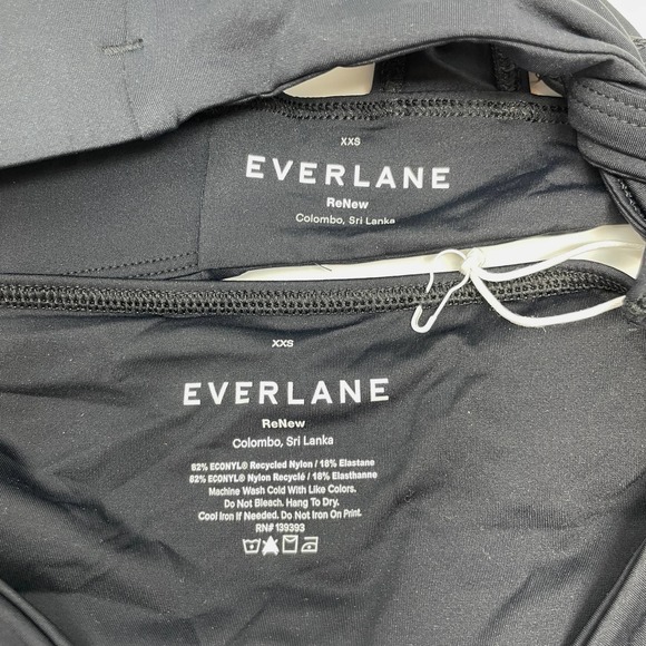 Everlane The Triangle Bikini Top The High Rise Hipster Bottom Bikini Set XXS - Picture 15 of 16